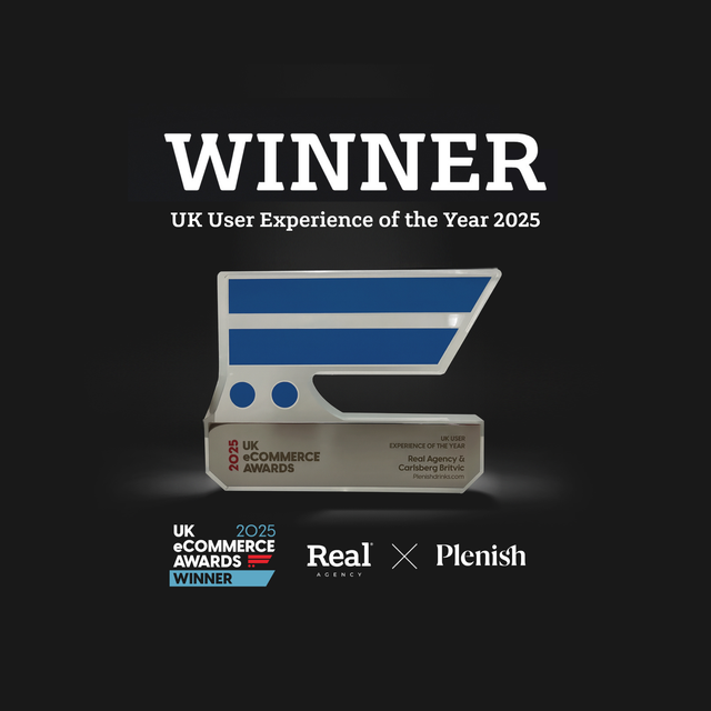 Award-Winning UX: Real Agency and Plenish Recognised at the UK eCommerce Awards